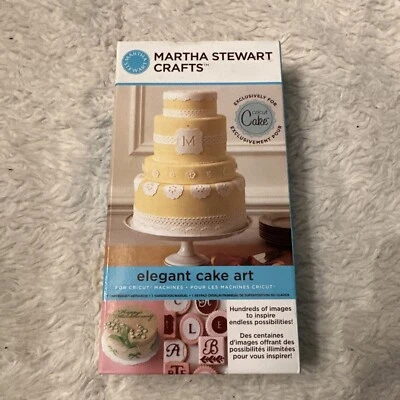 Martha Stewart Crafts ELEGANT CAKE ART For Circuit Machines Pre-owned Complete - Image 1 of 4