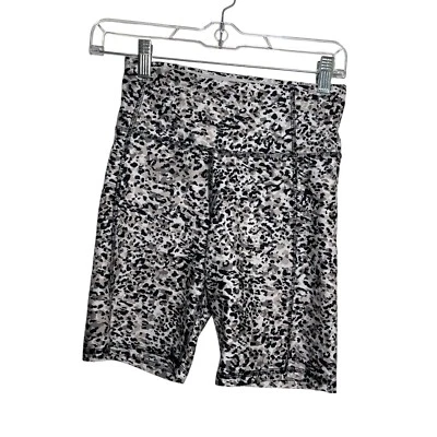 Pantalones Cortos Jessica Simpson Para Mujer Pequeños Motociclista Pull On Atlético Activo Estampado Foto 1 de 4