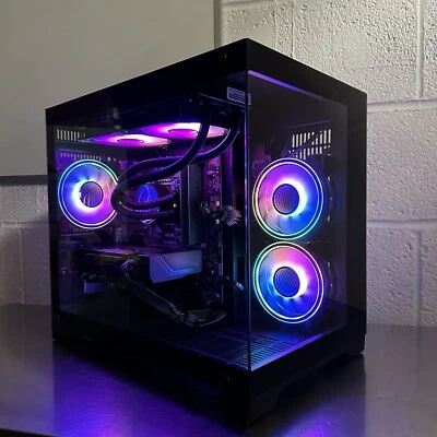 Fast Gaming PC Liquid Cooler i7-10700  1TB SSD 32 GB RAM RTX 4060ti Wifi - Image 1 of 4