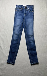 Madewell Damen Jeans Größe 23 Junior Blau 10" High Rise Skinny Stretch Denim - Bild 1 von 12