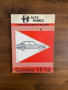 Catalogo Parti Ricambio - Alfa Romeo Giulietta 1.3/1.6 - Foto 1 di 4