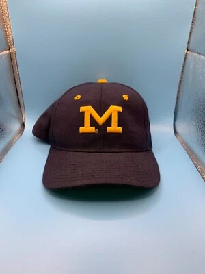 Michigan Wolverines Baseball Cap Blue Men's Size 7 1/8 Zephyr Grafx - Image 1 of 4