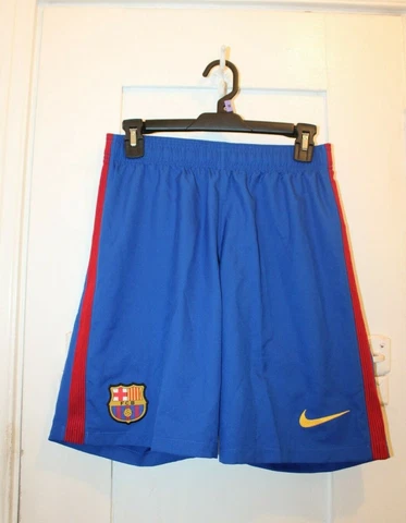 NIKE FC Barcelona 16/17 Stadium Home Shorts Blue Youth Kids Small 776833-480 Cover
