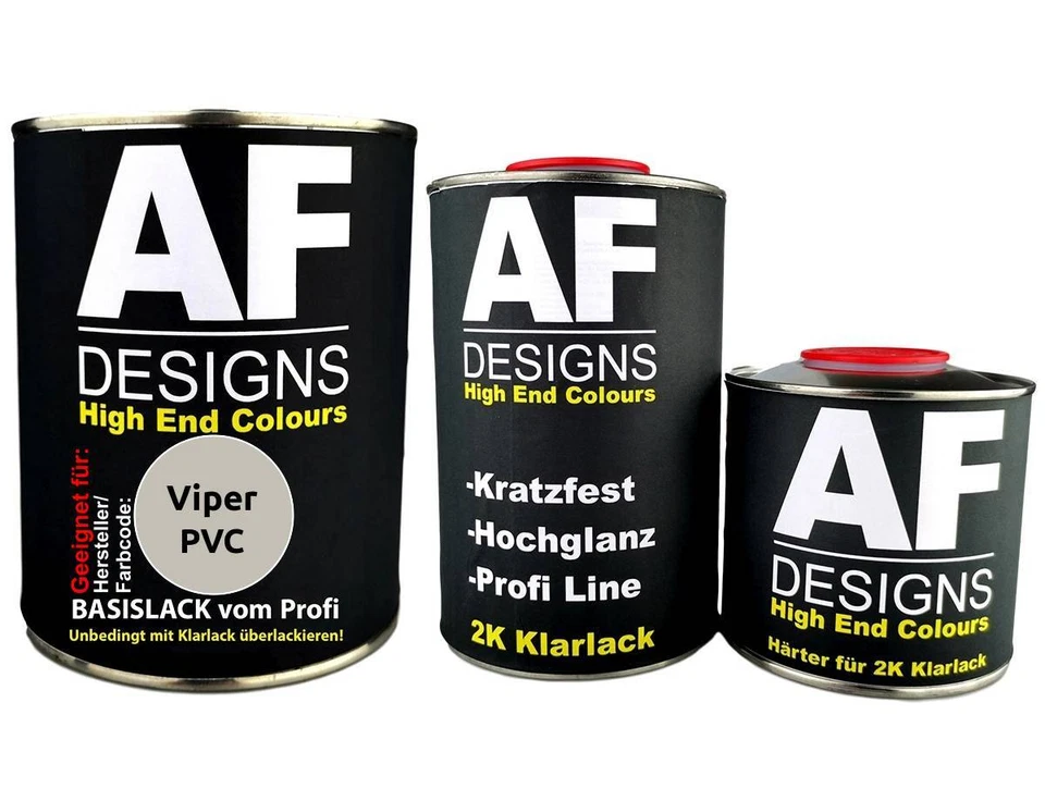 FÜR Viper PVC Wheat Beige Metallic 2,5L Autolack Set Klarlack Härter - Bild 1 von 4