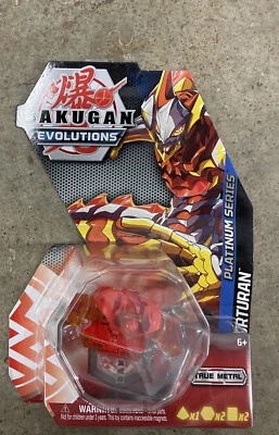 Bakugan Evolutions Platinum Series Pyrus Surturan, Geogan True Metal 2022 - NEW - Image 1 of 2