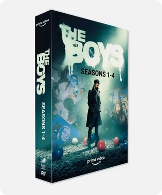 the boys seasons 1-4 Complete Series 12-Disc DVD New & Sealed FREE SHIPPING - Image 1 of 3