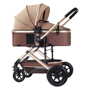 Foldable 3 IN 1 Baby Pram Stroller Bassinet Carriage Infant Travel Pushchair - Picture 1 of 18