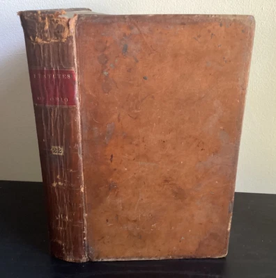 1824 Acts Of The Twenty-Second General Assembly Of The State Of Ohio - Slavery - Image 1 of 4