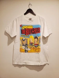 Vintage 1997 Beavis And Butthead The Butt-Files Shirt Size Medium - Bild 1 von 6