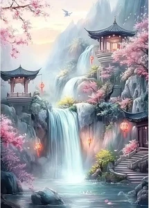Diamond Painting Kit DIY 5D Full Drill Rhinestone Art for Adults Kids Home Decor - Picture 1 of 7
