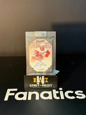 2023-24 UD Clear Cut Hockey J.T. Compher Champs Retro Auto 1/1 !! (NM) #C-CO - Image 1 of 3