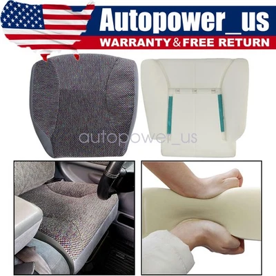 Fits 1998-2002 Dodge Ram 2500 3500 Driver Bottom Seat Cover + Foam Cushion Foto 1 de 4