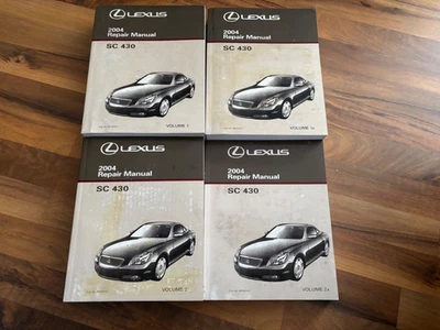 2004 LEXUS SC430 Service Shop Repair Manual Set_SC 430_Vol. 1 1A 2 2A_VGC!! - Image 1 of 4