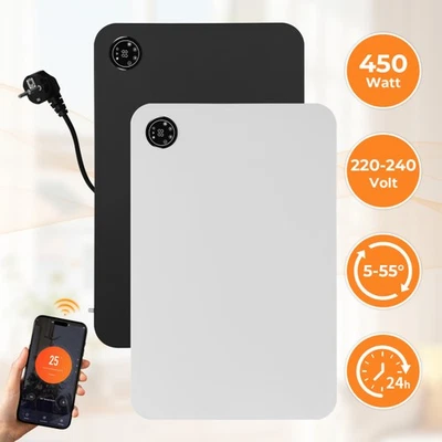 MARKENLOS Infrarotheizung Elektroheizung Thermostat mit Fernbedienung App/Wifi Smart 450W