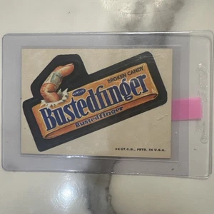 1973 Topps Wacky Packages 3rd Series 3 Bustedfinger Tan back vg+ - Picture 1 of 2