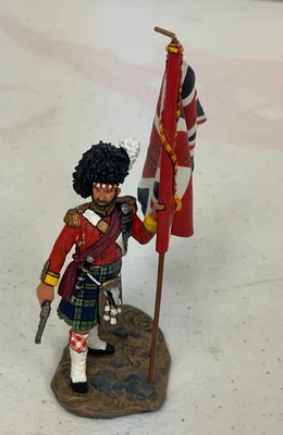 Rey y País Guerra de Crimea CRW033 Gran Bretaña 93º Oficial Highlander Portador de Bandera Foto 1 de 4