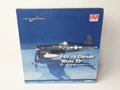 HOBBY MASTER F4U-1A CORSAIR BLANCO 29 ROGERS ESCALA 1/48 EN CAJA MUY BONITO LOTE 1 Foto 1 de 4
