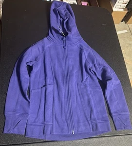 All In Motion Girl's Fleece Zip Up Hoodie-Purple L(10/12) NWT! - Picture 1 of 3