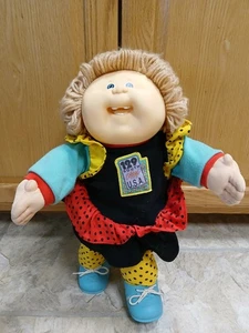 Vintage 1990 Hasbro HM19 Cabbage Patch Posable Blonde Blue Eyes 129 South - Picture 1 of 19