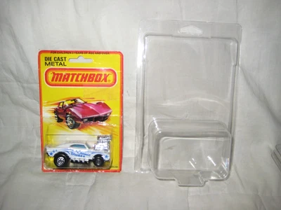 MIP 1972 Matchbox #26 Cosmic Blues Challenger, White with Blue Star Design - Image 1 of 4