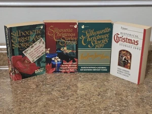 Silhouette Christmas Stories 1987-1990 lot of 4 - Picture 1 of 7