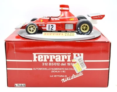 DIE CAST 1/16 " FERRARI F1 312 B3/012  - 1974 NIKI LAUDA " POLISTIL - Immagine 1 di 4