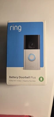 Ring Doorbell Plus Cámara Video Timbre Alimentada por Batería 1536p Nueva Foto 1 de 3