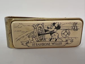 Colibri Disney Mickey Mouse Steamboat Willie Vintage Geldklammer Geldscheinhalter - Bild 1 von 4