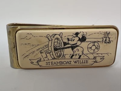 Colibri Disney Mickey Mouse Steamboat Willie Vintage Money Clip Bill Holder - Image 1 of 4