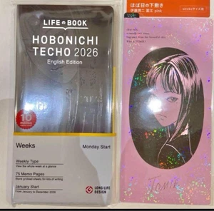 Hobonichi Techo Tomie von Junji Ito 2026 Wochen + Pencil Board englische Ver. NEU JP - Bild 1 von 1