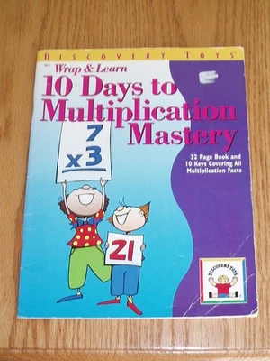 Wrap & Learn (Discovery Toys) 10 Days to Multiplication Mastery (NO KEYS) - Image 1 of 4