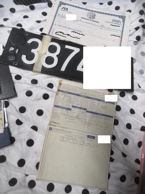 Alfa Romeo 33 4x4 - Libretto + compl + targhe PI - Ricambio usato - Immagine 1 di 4