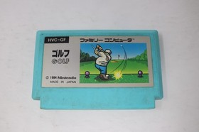 Golf Nintendo Picture Label Version NES Famicom Japanese Cartridge Only