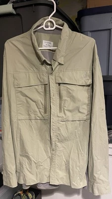 L.L. Bean Men's Fishing shirt Size XXL Long Sleeve Regular Nylon, Vented - Image 1 of 4