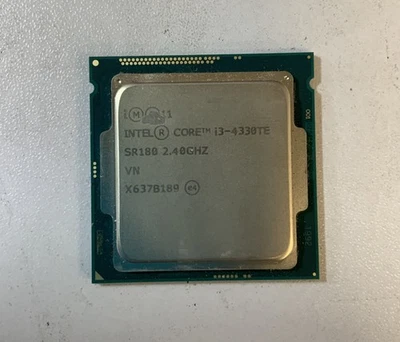 Procesador CPU Intel Core i3-4330TE 4ª generación 2,4 GHz 2 núcleos 4 MB de caché "M5B" Foto 1 de 2