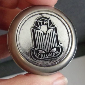 VINTAGE TRIUMPH MG CAR STEERING WHEEL KNOB 2"W X 1.5" H - Picture 1 of 2