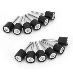 12x Polishing Sanding Drum Rubber Mandrel Standing Sleeve For Tool - Picture 1 of 7