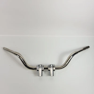 Genuine 2007-2025 HARLEY DAVIDSON FAT BOY 1 1/4" Chrome HANDLEBAR & CLAMP RISERS - Image 1 of 4