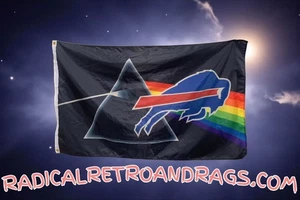 Buffalo Bills Pink Floyd Flag Banner Football  3'x5'  Darkside Of The Moon  - Picture 1 of 2