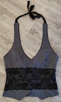 Sexy Corsé Vintage Guess Bustier Talla Pequeña Usado en Excelente Condición Halter Encaje Y2K Foto 1 de 4