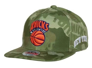 Mens MITCHELL & NESS NBA TONAL CAMO STRETCH FITTED HWC KNICKS - Picture 1 of 3