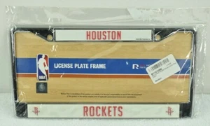Marco de matrícula de metal cromado/NAB Houston Rockets - Imagen 1 de 3