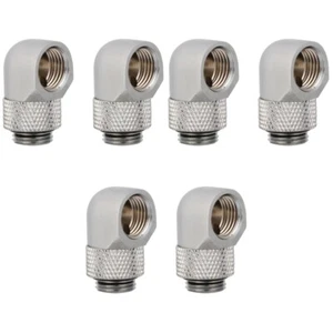 Set of 3 Rotating Elbow Joint Cooling Fittings Pc Cooler Connector - Afbeelding 1 van 12
