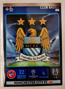 Panini Adrenalyn XL Champions League 2014-2015 #19 Manchester City FC Club Badge - Zdjęcie 1 z 1