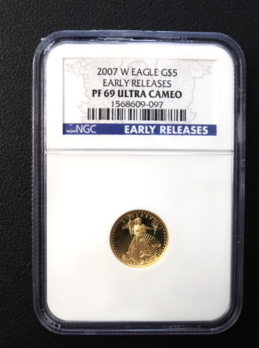 モダンコイン・【美品】北斎コイン NGC PF69 希少コイン NGC Certified PR 69 American Eagle Gold Bullion Coins for