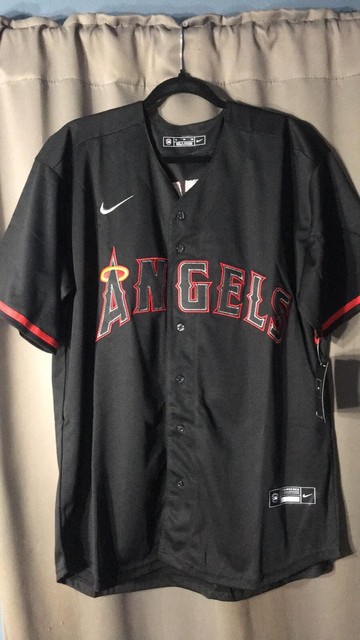 Men's Los Angeles Angels Black Limited & Gold Jersey - All Stitched - Nebgift