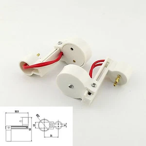 2pcs T5 to T8 Socket Base LED Adapter Holder CFL Light Bulb Lamp Tube Converter - Picture 1 of 5