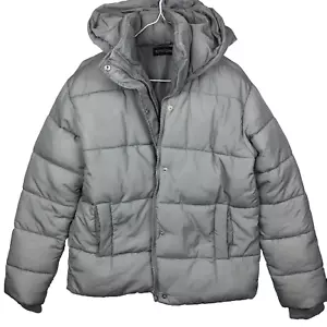 Chaqueta PrettyLittleThings Mujer Reino Unido 4 Capucha Puffer Invierno Exterior Bolsillo con Cremallera - Imagen 1 de 12