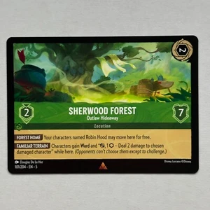 Sherwood Forest 101/204 Disney Lorcana Shimmering Skies Regular Rare Card NM - Bild 1 von 2