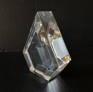 Vintage NOS 1970’s RITTS ASTROLITE  Lucite Diamond Prism Paperweight Sculpture - Picture 1 of 5